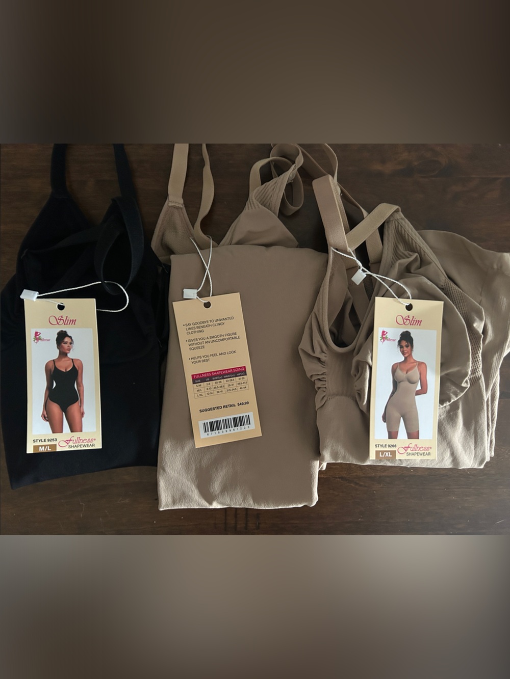 Slim Women's Shapewear  - Black & Taupe